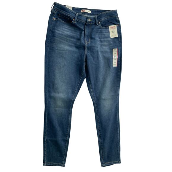 SIGNATURE BY LEVI STRAUSS, 16M, BLUE JEANS, HIGH RISE SKINNY - Picture 1 of 6